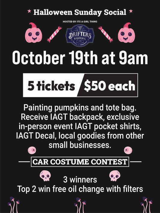 October 26th- Halloween Sunday Social